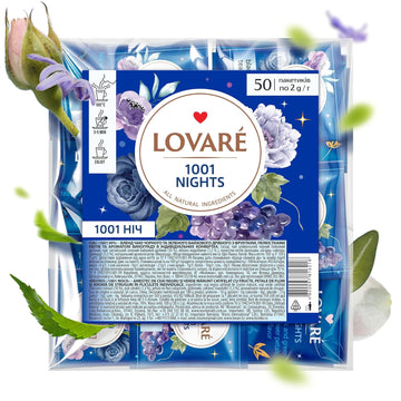 Individually Wrapped Tea Bags By Lovare - 1001 Night 50*2g