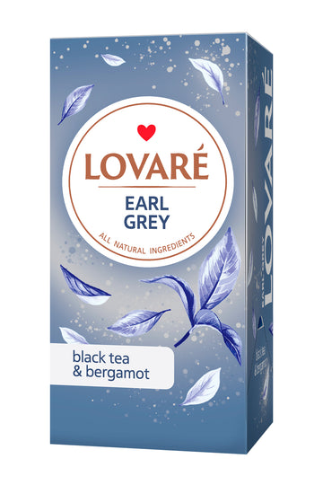 Individually Wrapped Tea Bags By Lovare – Earl Gray 24 tea bags x 2g each