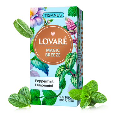 Individually Wrapped Tea Bags By Lovare – Magic Breeze 24 tea bags x 1.3g each