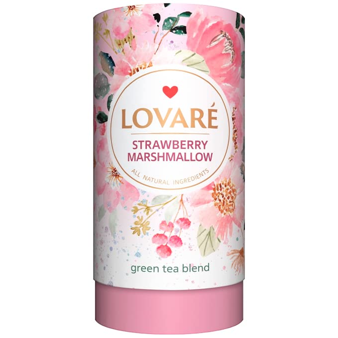 Lovare Strawberry Marshmallow Loose Leaf Tea