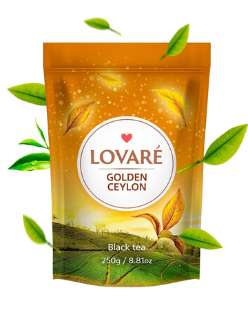 Lovare Golden Ceylon black tea, medium leaf, 250 g