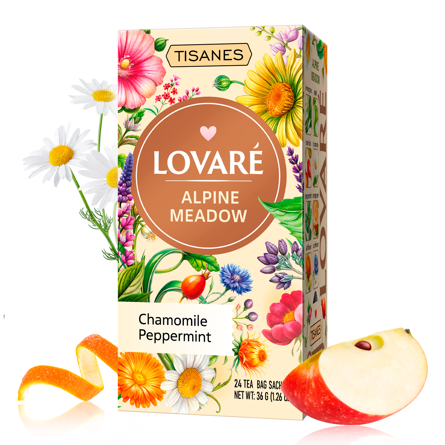 Individually Wrapped Tea Bags By Lovare – Alpine Meadow 24 tea bags x 1.5g each
