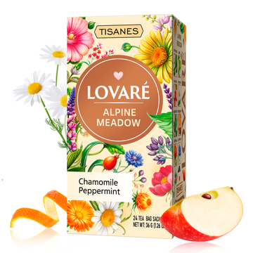 Individually Wrapped Tea Bags By Lovare – Alpine Meadow 24 tea bags x 1.5g each