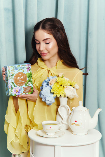 Assorted Herbal Tea by Lovare – Mint Collection, 32 Individually Wrapped Tea Bags