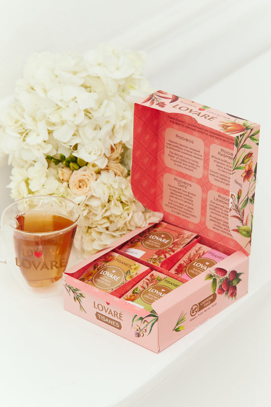 Assorted Rooibos Tea by Lovare – Rooibos Collection, 32 Individually Wrapped Tea Bags