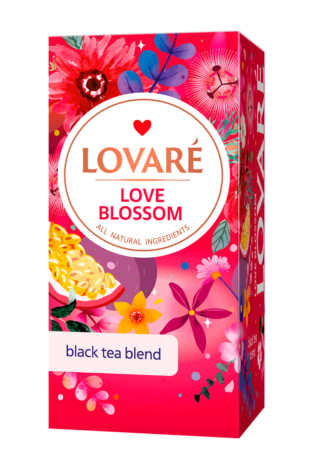 Individually Wrapped Tea Bags By Lovare – Love Blossom 24 tea bags x 2g each