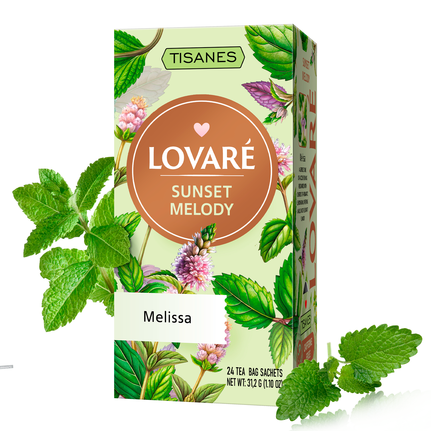 Individually Wrapped Tea Bags By Lovare – Sunset Melody 24 tea bags x 1.3g each